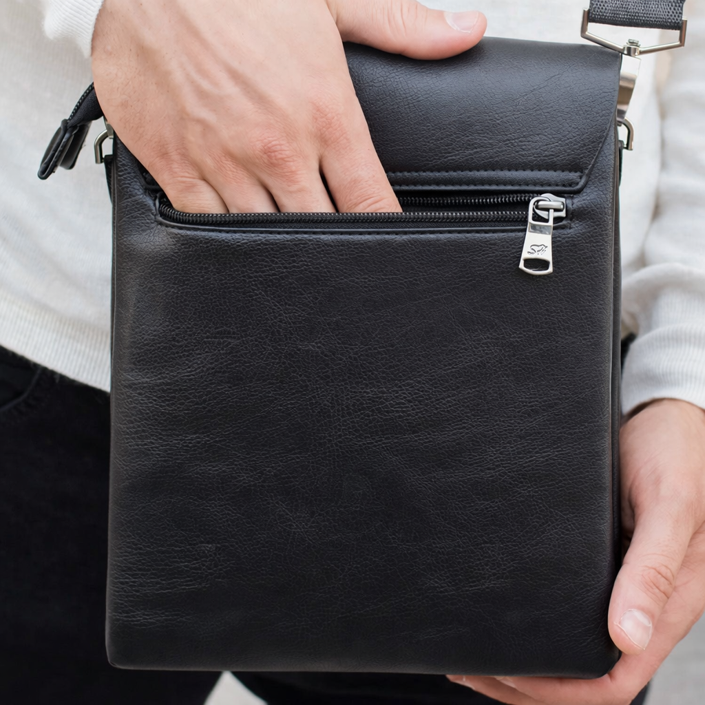 Sac bandoulière en cuir - CuirAura