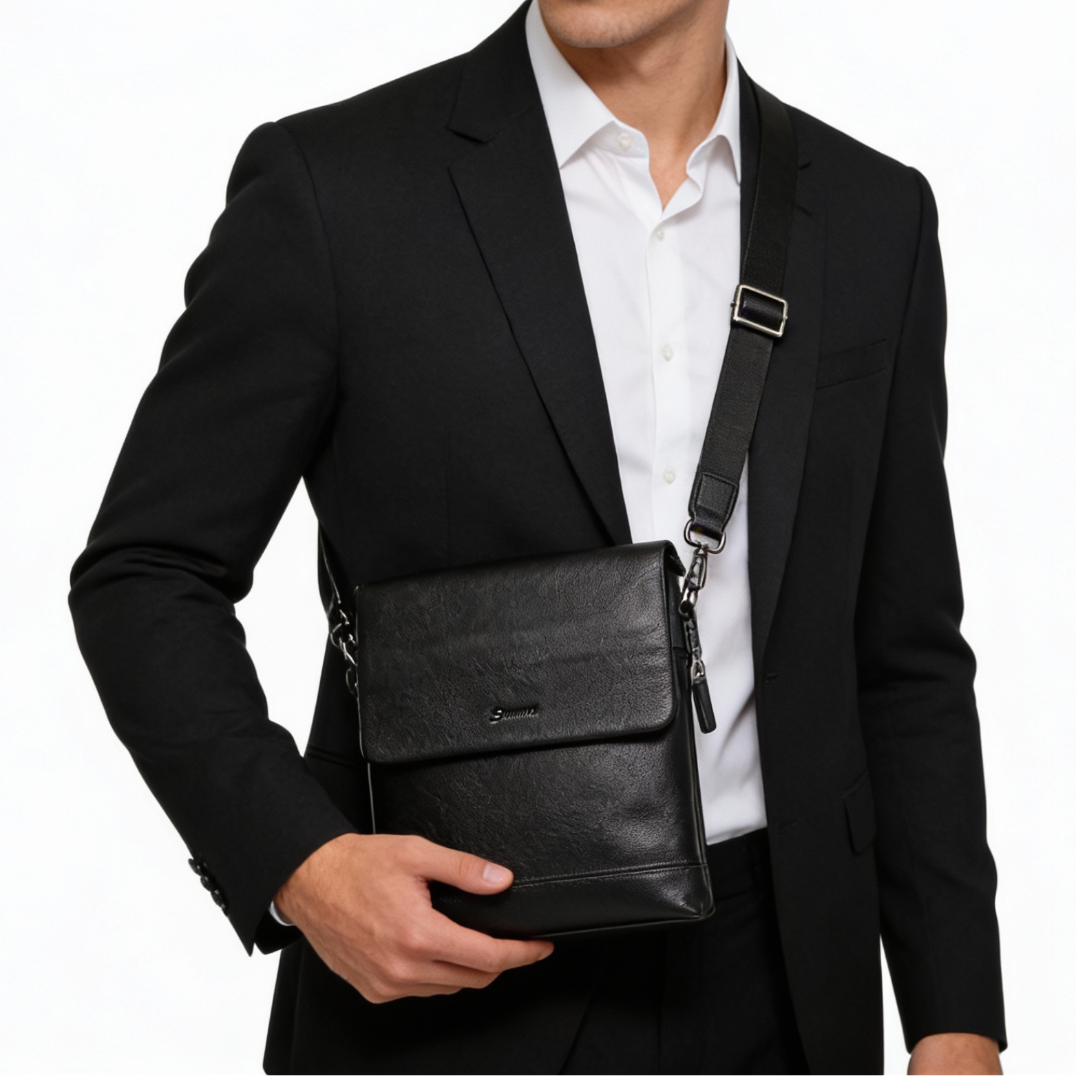 Sac bandoulière en cuir - CuirAura